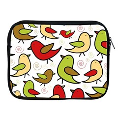 Decorative Birds Pattern Apple Ipad 2/3/4 Zipper Cases by Valentinaart