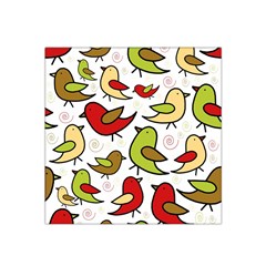 Decorative Birds Pattern Satin Bandana Scarf by Valentinaart