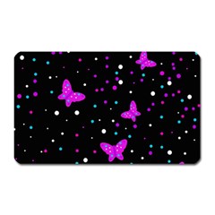 Pink Butterflies  Magnet (rectangular) by Valentinaart