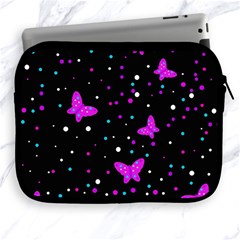 Pink Butterflies  Apple Ipad 2/3/4 Zipper Cases by Valentinaart