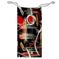 Artistic Abstract Pattern Jewelry Bags by Valentinaart