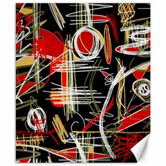 Artistic Abstract Pattern Canvas 8  X 10 