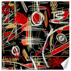 Artistic Abstract Pattern Canvas 20  X 20   by Valentinaart