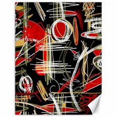 Artistic Abstract Pattern Canvas 18  X 24   by Valentinaart