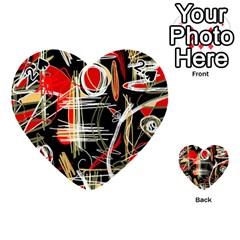 Artistic Abstract Pattern Playing Cards 54 (heart) 