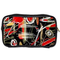 Artistic Abstract Pattern Toiletries Bags 2-side by Valentinaart