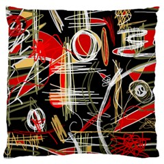 Artistic Abstract Pattern Standard Flano Cushion Case (one Side) by Valentinaart