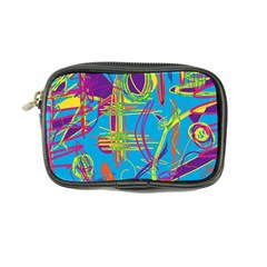 Colorful Abstract Pattern Coin Purse by Valentinaart