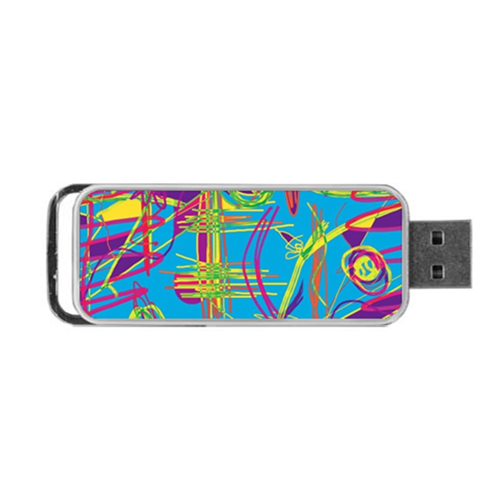 Colorful abstract pattern Portable USB Flash (Two Sides)