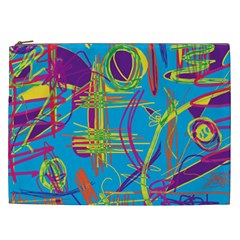 Colorful Abstract Pattern Cosmetic Bag (xxl) 