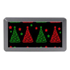 Decorative Christmas Trees Pattern Memory Card Reader (mini) by Valentinaart