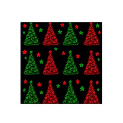 Decorative Christmas Trees Pattern Satin Bandana Scarf by Valentinaart