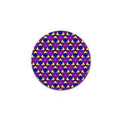 Triangles And Honeycombs Pattern                                                                                                   			golf Ball Marker by LalyLauraFLM