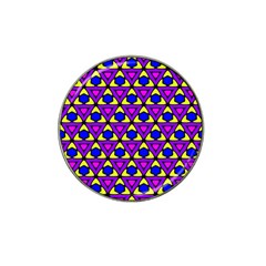 Triangles and honeycombs pattern                                                                                                   			Hat Clip Ball Marker