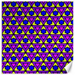 Triangles And Honeycombs Pattern                                                                                                   			canvas 12  X 12  by LalyLauraFLM