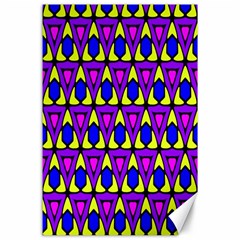 Triangles and honeycombs pattern                                                                                                   			Canvas 24  x 36 