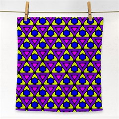 Triangles and honeycombs pattern                                                                                                   			Face Towel