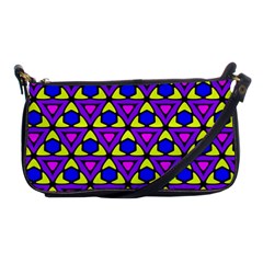 Triangles And Honeycombs Pattern                                                                                                   			shoulder Clutch Bag by LalyLauraFLM