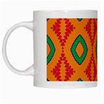 Rhombus and other shapes pattern                                                                                                     White Mug Left