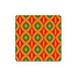 Rhombus and other shapes pattern                                                                                                     			Magnet (Square) Front