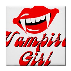 Vampire Girl Tile Coasters