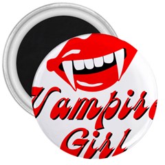 Vampire Girl 3  Magnets