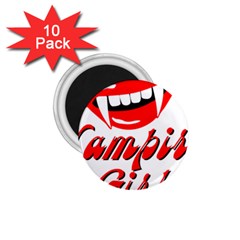 Vampire Girl 1 75  Magnets (10 Pack)  by igorsin