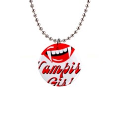 Vampire Girl Button Necklaces