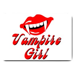 Vampire Girl Large Doormat 