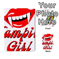 Vampire Girl Multi-purpose Cards (Rectangle) 