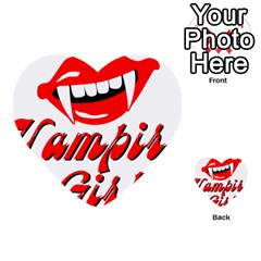 Vampire Girl Multi-purpose Cards (Heart) 