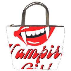 Vampire Girl Bucket Bags