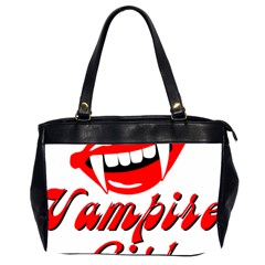 Vampire Girl Office Handbags (2 Sides) 