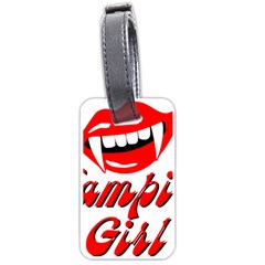 Vampire Girl Luggage Tags (one Side)  by igorsin