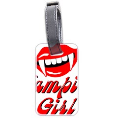 Vampire Girl Luggage Tags (Two Sides)