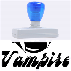 Vampire Girl Rubber Address Stamps (XL)