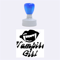 Vampire Girl Rubber Round Stamps (Medium)