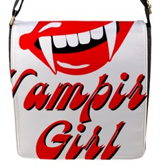 Vampire Girl Flap Messenger Bag (S)