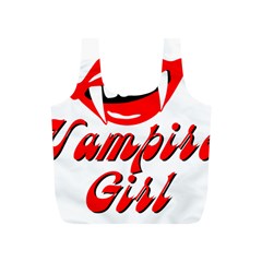 Vampire Girl Full Print Recycle Bags (S) 