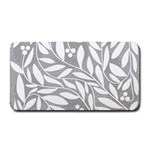 Gray and white floral pattern Medium Bar Mats 16 x8.5  Bar Mat