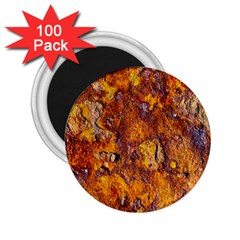 Rusted Metal Surface 2 25  Magnets (100 Pack) 