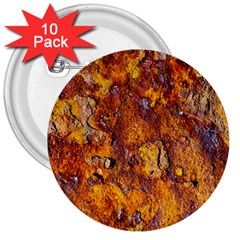 Rusted Metal Surface 3  Buttons (10 Pack)  by igorsin