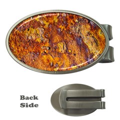 Rusted Metal Surface Money Clips (oval)  by igorsin