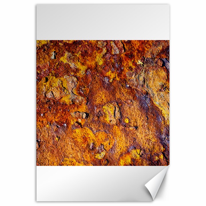 Rusted metal surface Canvas 20  x 30  