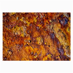 Rusted Metal Surface Large Glasses Cloth (2-side) by igorsin