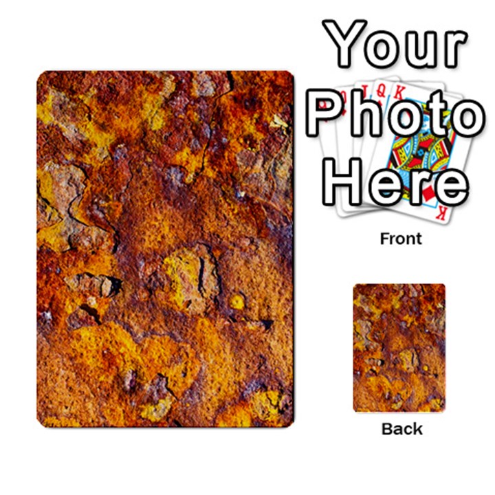 Rusted metal surface Multi-purpose Cards (Rectangle) 