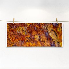 Rusted Metal Surface Hand Towel by igorsin