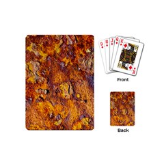 Rusted Metal Surface Playing Cards (mini)  by igorsin