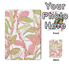 Pink And Ocher Ivy 2 Multi-purpose Cards (rectangle)  by Valentinaart