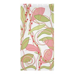 Pink And Ocher Ivy 2 Shower Curtain 36  X 72  (stall)  by Valentinaart